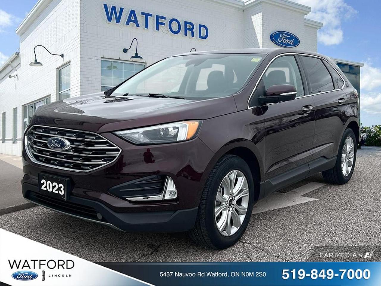 Used 2023 Ford Edge Titanium AWD for sale in Watford, ON