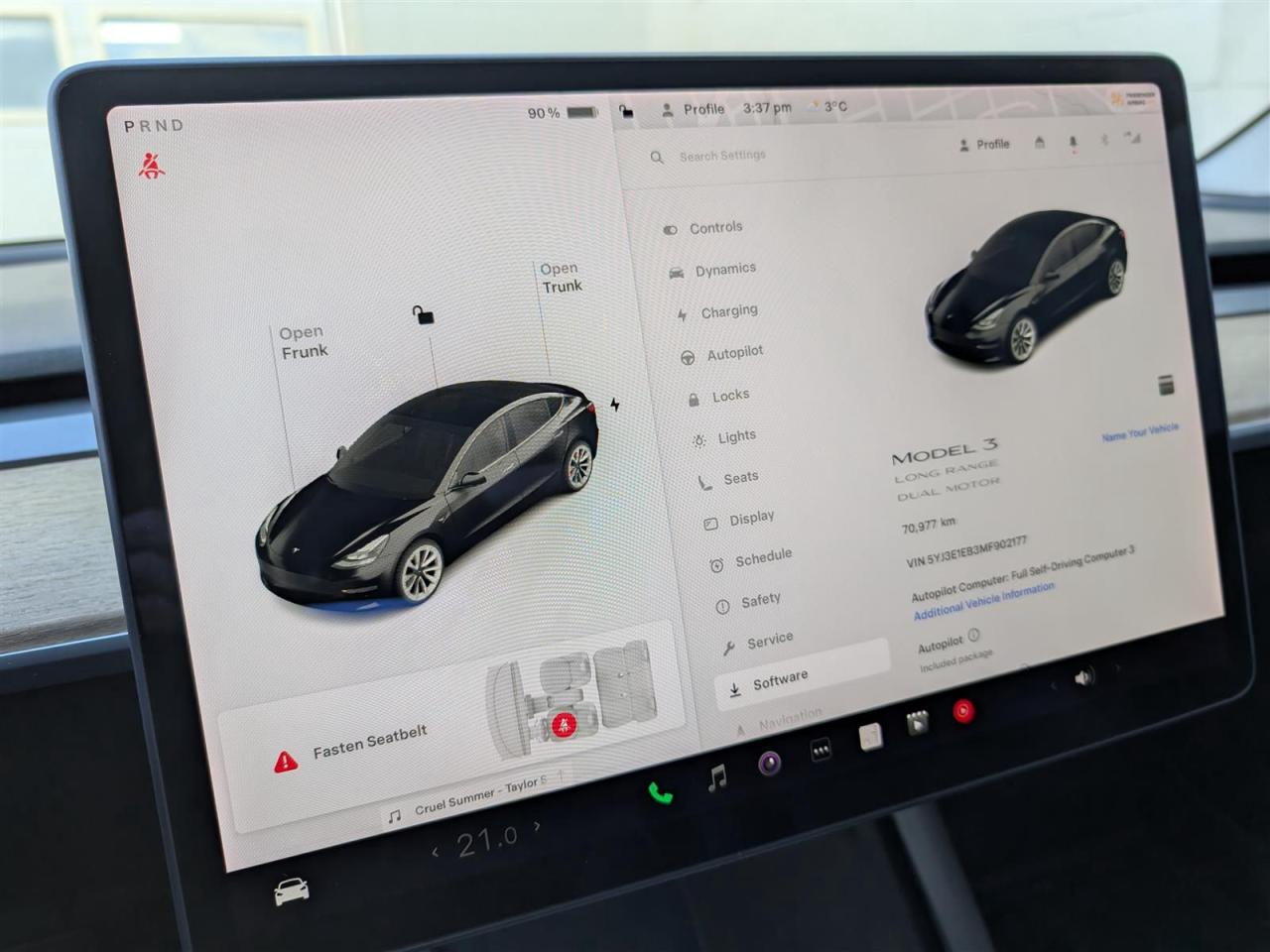 2021 Tesla Model 3 LONG RANGE AWD - DUAL MOTOR