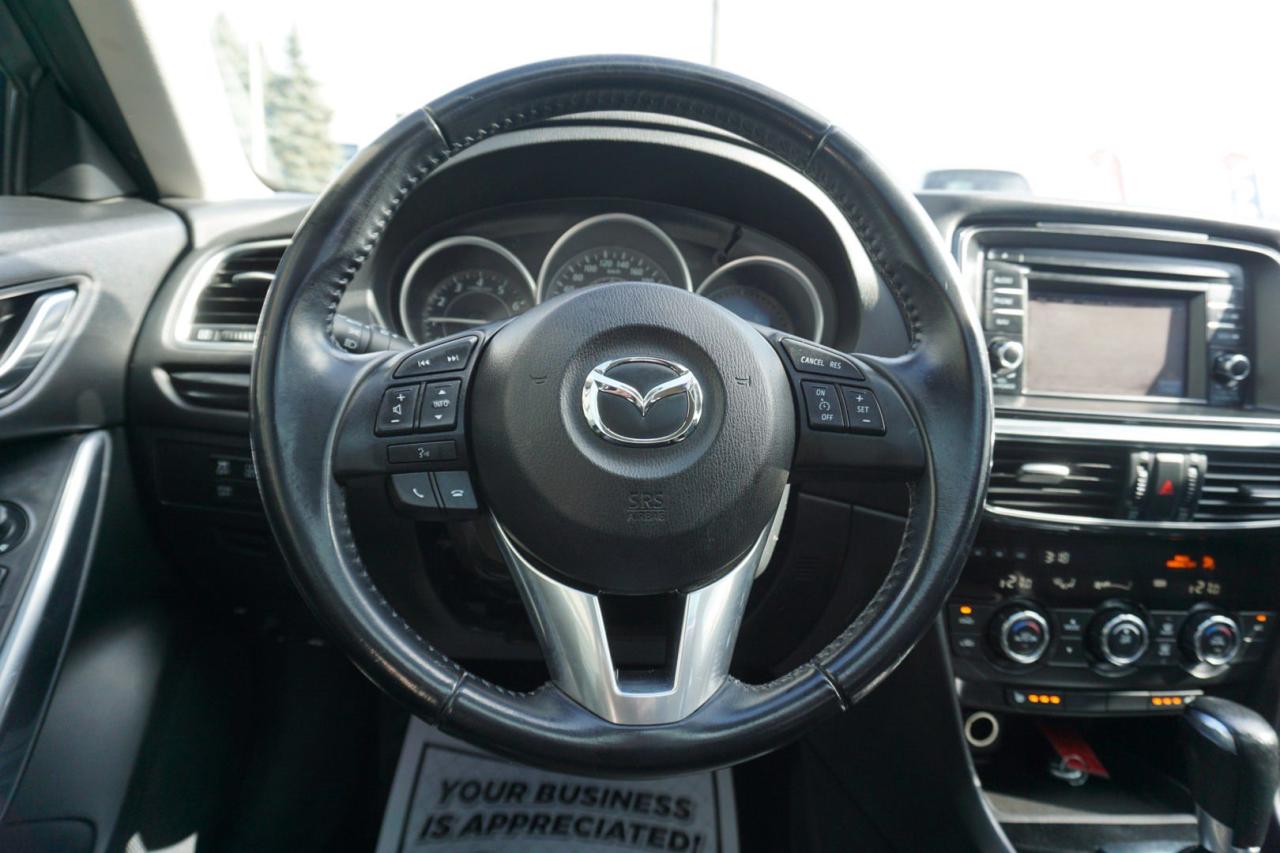 2015 Mazda MAZDA6 2.5L TOURING CERTIFIED CAMERA NAV BLUETOOTH LEATHER HEATED SEATS SUNRO0F CRUISE ALLOYS - Photo #10