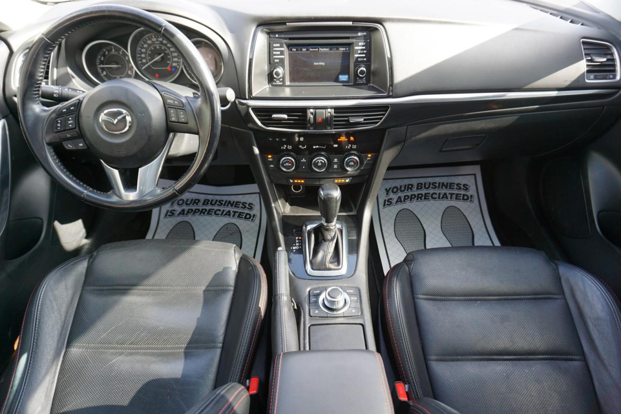 2015 Mazda MAZDA6 2.5L TOURING CERTIFIED CAMERA NAV BLUETOOTH LEATHER HEATED SEATS SUNRO0F CRUISE ALLOYS - Photo #12