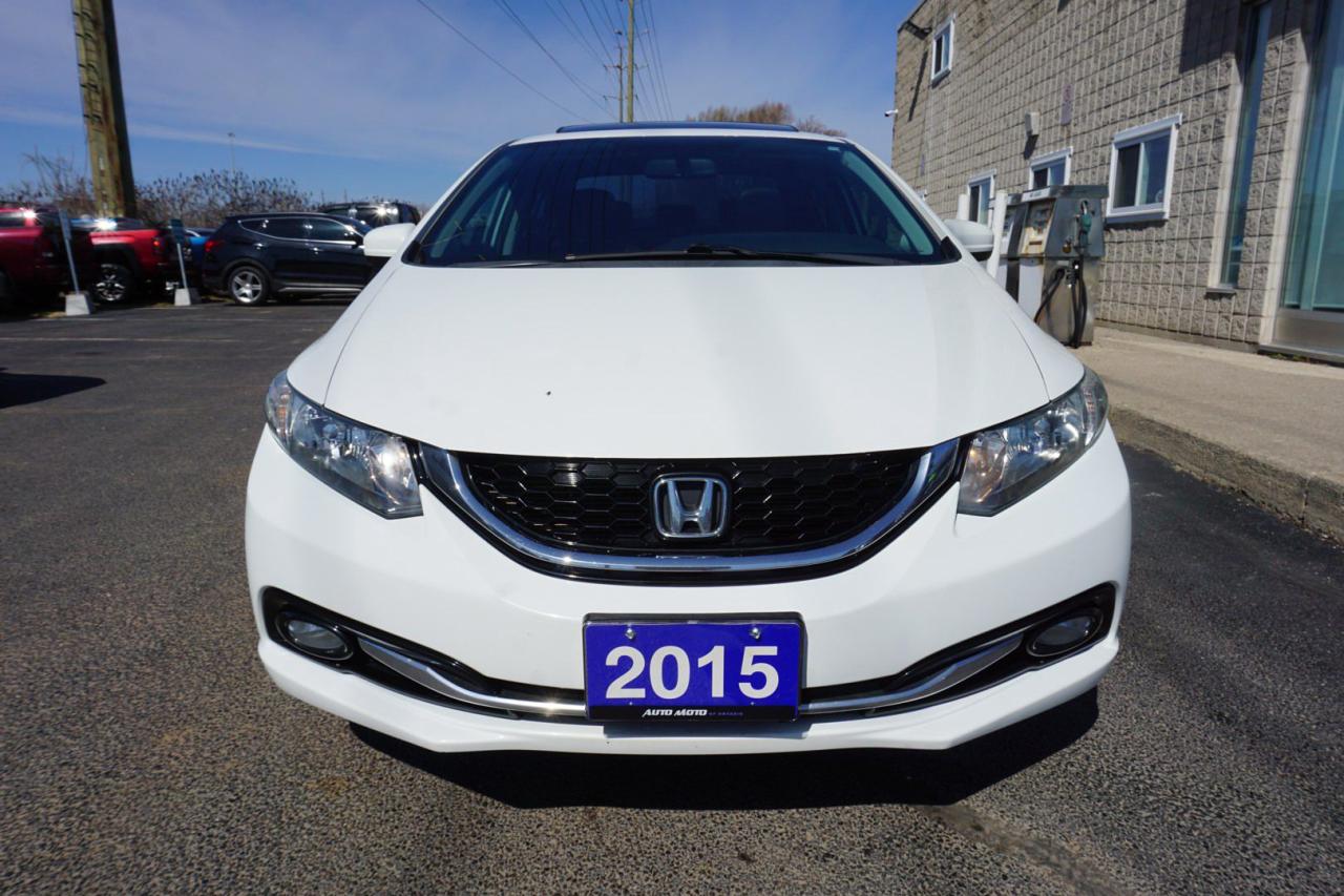 2015 Honda Civic TOURING CERTIFIED *ACCIDENT FREE*HONDA MAINTAIN* CAMERA BLUETOOTH LEATHER HEATED SEATS SUNROOF CRUISE ALLOYS - Photo #2