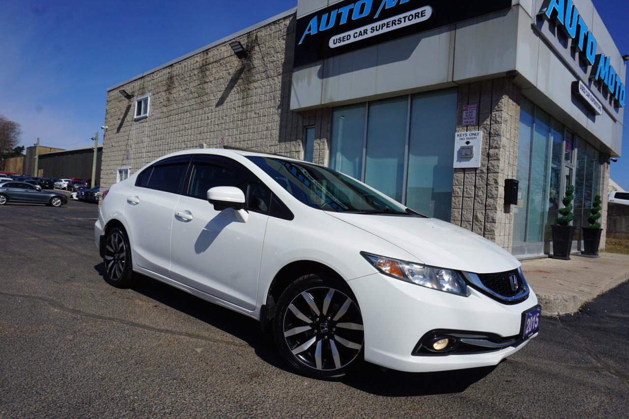 2015 Honda Civic TOURING CERTIFIED *ACCIDENT FREE*HONDA MAINTAIN* CAMERA BLUETOOTH LEATHER HEATED SEATS SUNROOF CRUISE ALLOYS - Photo #8