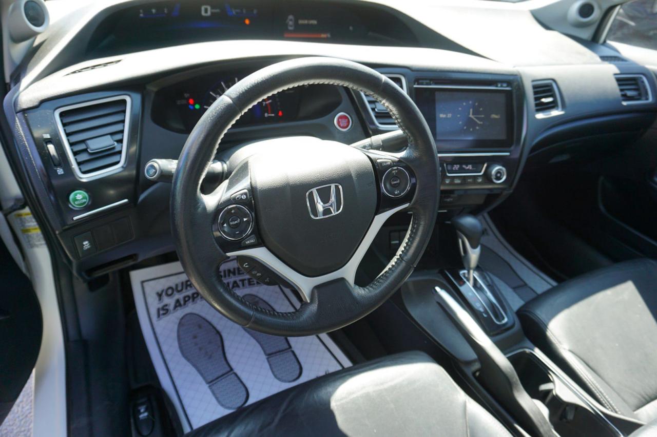 2015 Honda Civic TOURING CERTIFIED *ACCIDENT FREE*HONDA MAINTAIN* CAMERA BLUETOOTH LEATHER HEATED SEATS SUNROOF CRUISE ALLOYS - Photo #9