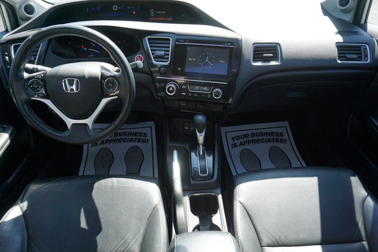 2015 Honda Civic TOURING CERTIFIED *ACCIDENT FREE*HONDA MAINTAIN* CAMERA BLUETOOTH LEATHER HEATED SEATS SUNROOF CRUISE ALLOYS - Photo #12