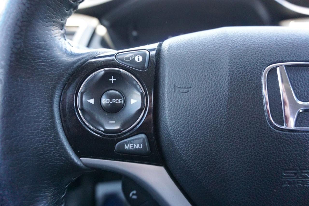 2015 Honda Civic TOURING CERTIFIED *ACCIDENT FREE*HONDA MAINTAIN* CAMERA BLUETOOTH LEATHER HEATED SEATS SUNROOF CRUISE ALLOYS - Photo #30
