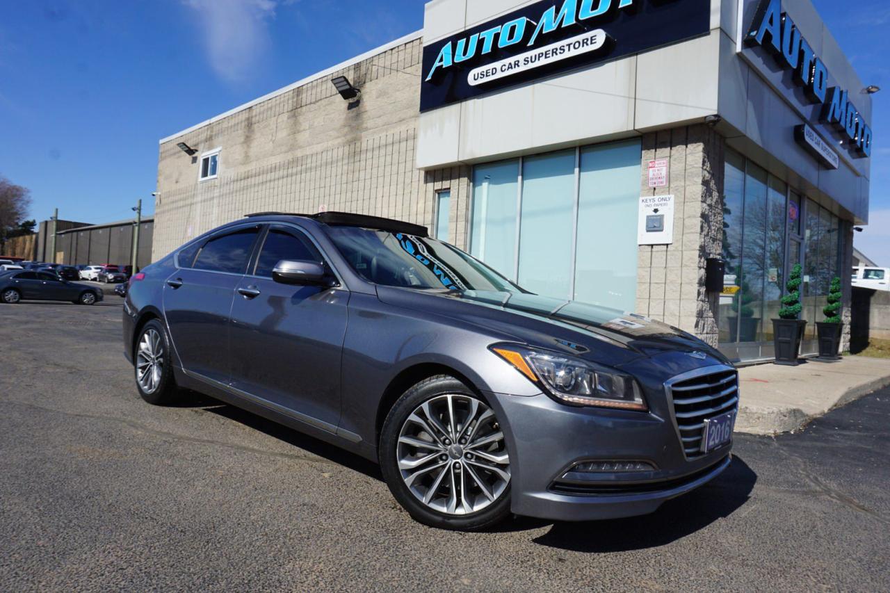 2016 Hyundai Genesis 3.8L V6 PREMIUM AWD CERTIFIED *ACCIDENT FREE* CAMERA NAV BLUETOOTH LEATHER HEATED SEATS PANO ROOF CRUISE ALLOYS - Photo #8