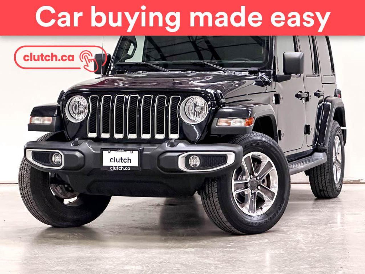 Used 2021 Jeep Wrangler Unlimited Sahara 4X4 w/ Nav, Cruise Control, Rearview Cam for sale in Toronto, ON