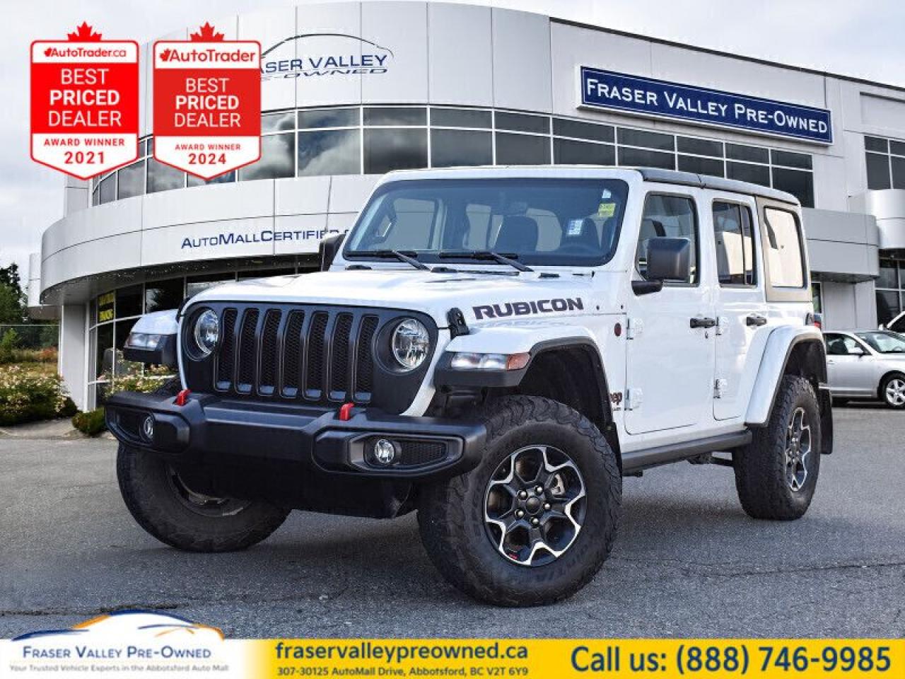 Used 2023 Jeep Wrangler Unlimited Rubicon  Clean History, One Owner, Auto, for sale in Abbotsford, BC