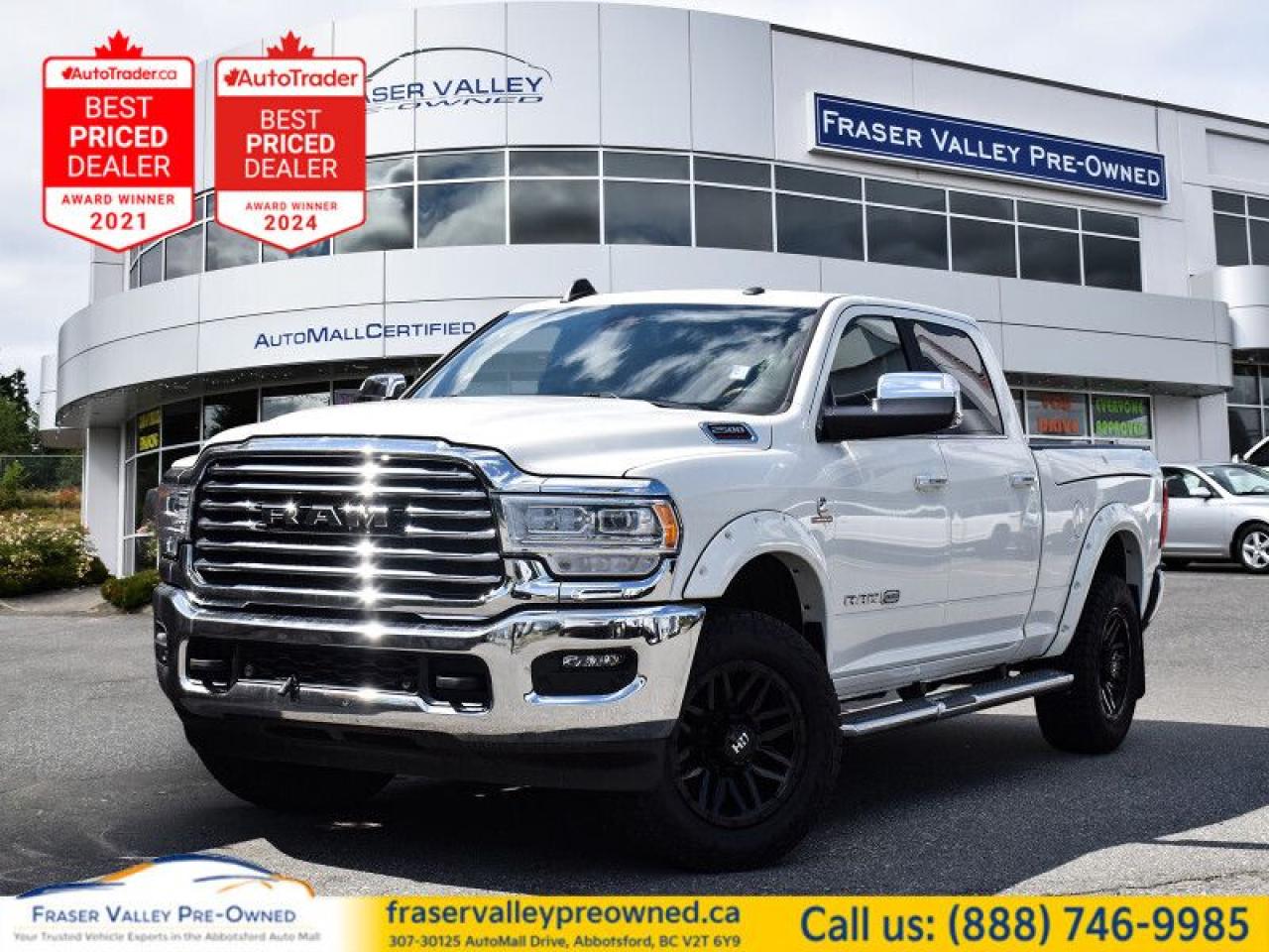 Used 2021 RAM 2500 Longhorn  Cummins Diesel, One Owner, Clean History for sale in Abbotsford, BC