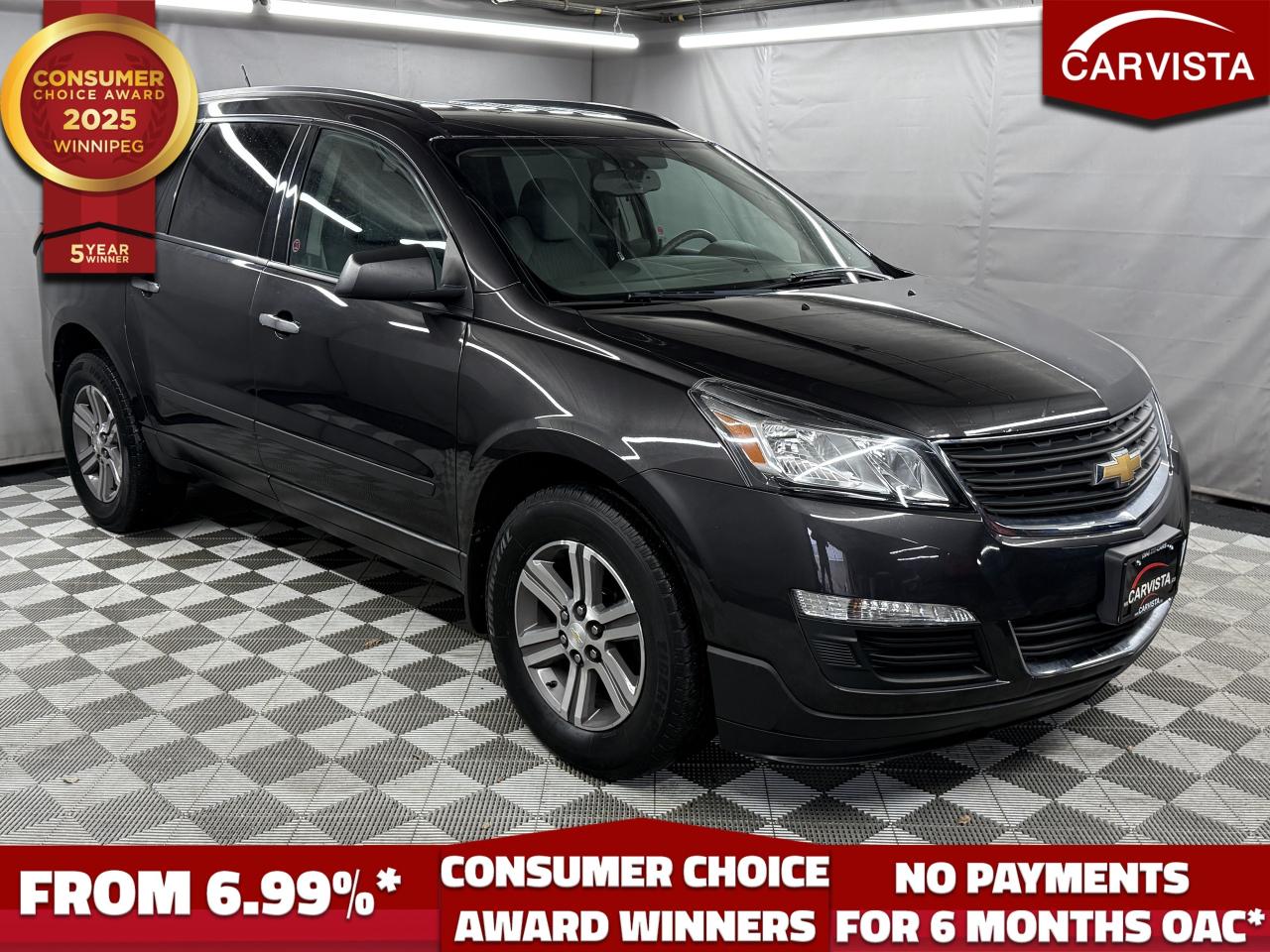 Used 2017 Chevrolet Traverse LS AWD - MANITOBA VEHICLE/REMOTE START/8 PASSENGER for sale in Winnipeg, MB