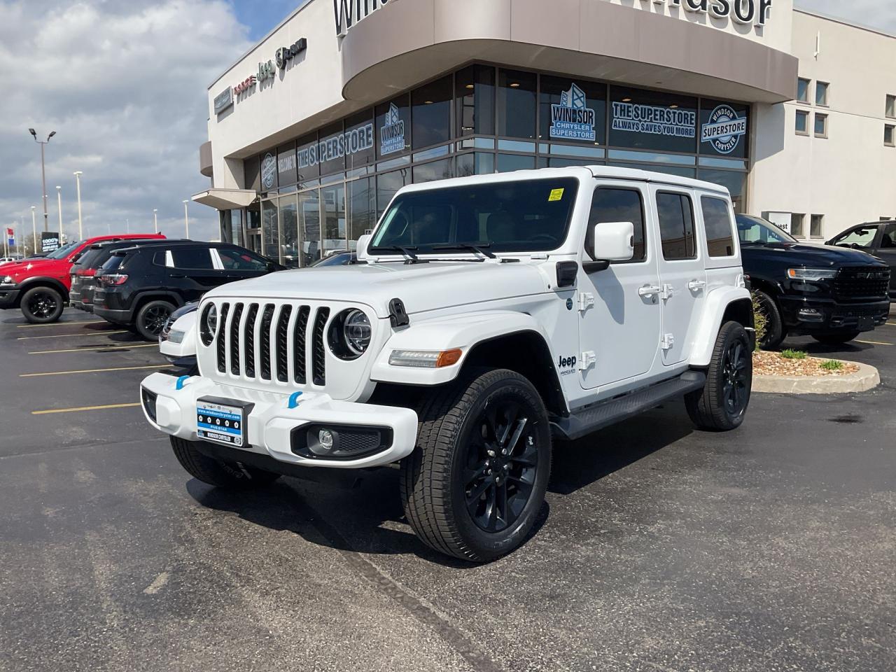 Used 2021 Jeep Wrangler Unlimited HIGH ALTITUDE/PREMIUM AUDIO/HTD SEAT+WHEEL/TRACLOK for sale in Windsor, ON
