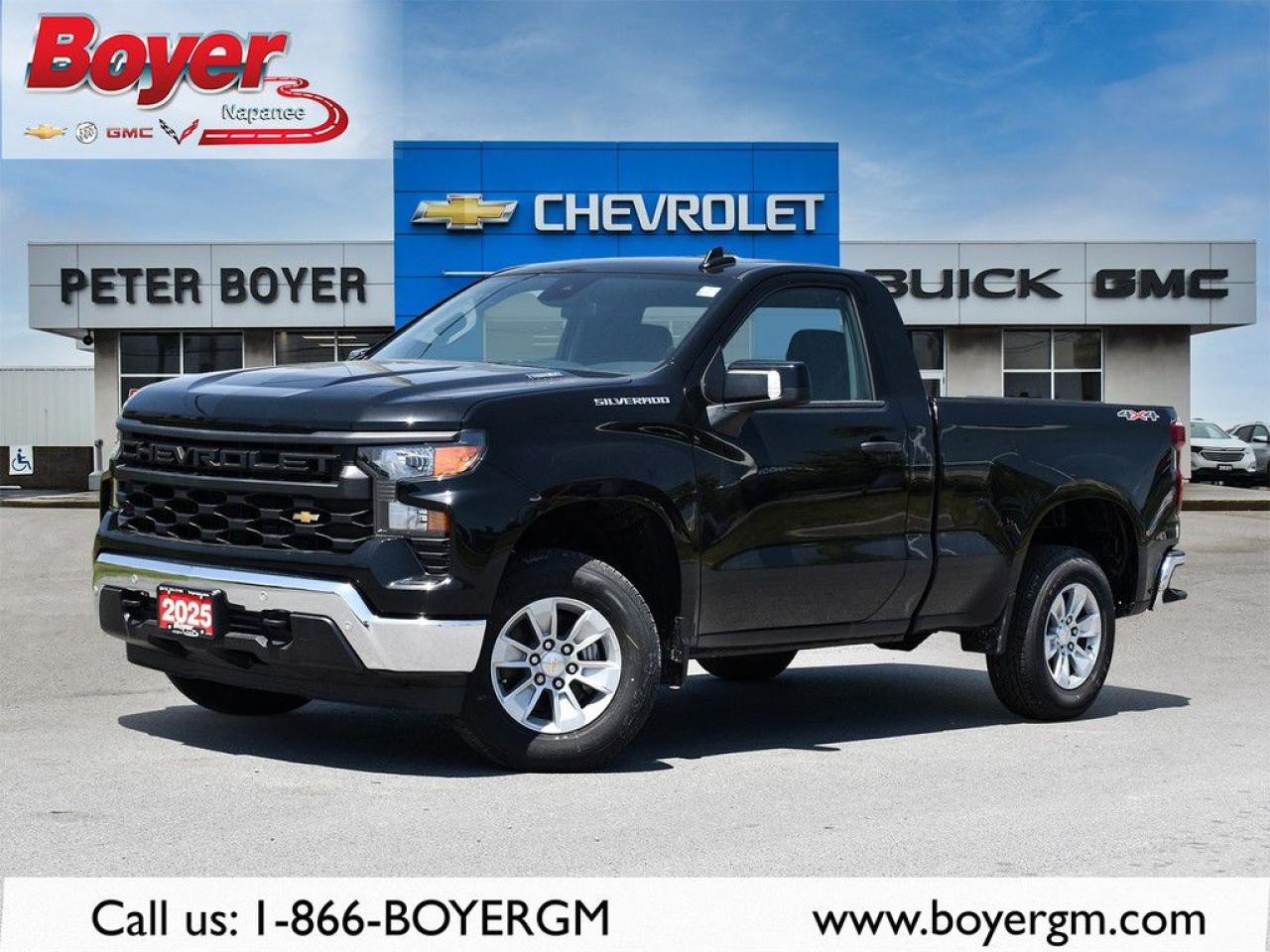 New 2025 Chevrolet Silverado 1500 Regular Cab Standard Box 4-Wheel Drive Work Truck for sale in Napanee, ON