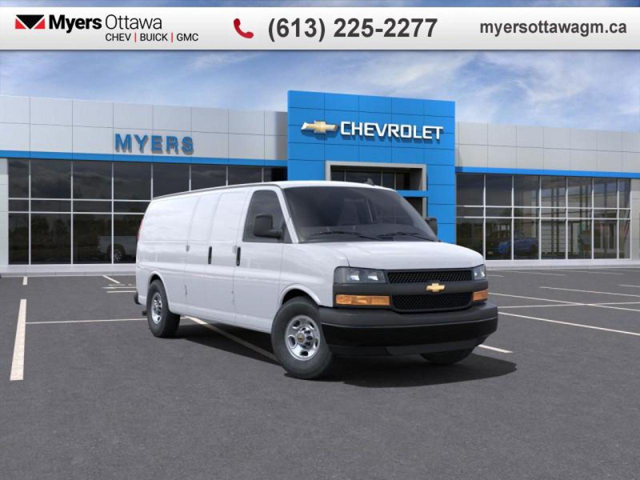 New 2025 Chevrolet Express Cargo Van 2500 155  EXPRESS LONG , 6.6 V8, POWER GROUP, REAR GLASS for sale in Ottawa, ON
