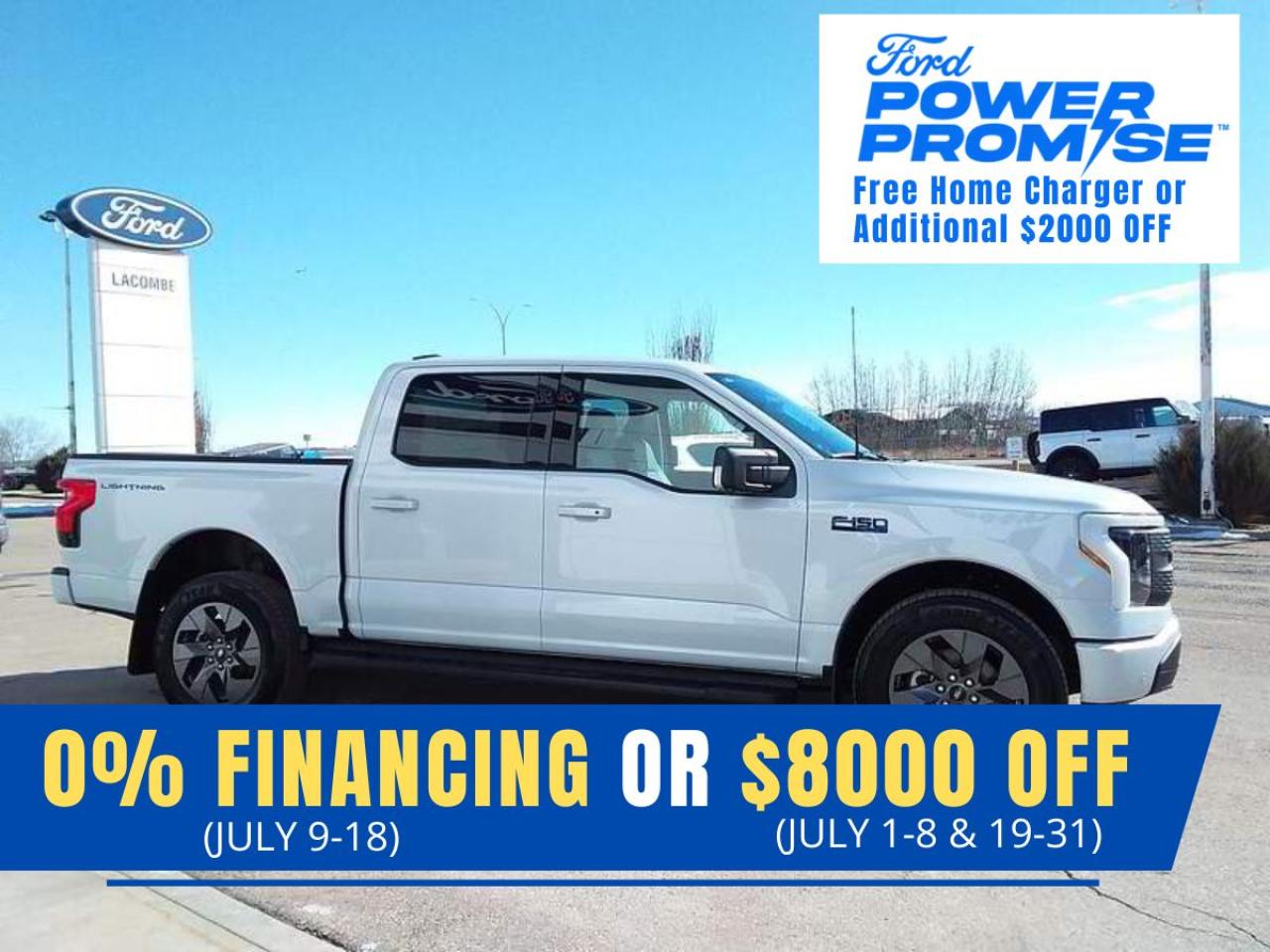 New 2025 Ford F-150 Lightning Platinum for sale in Lacombe, AB
