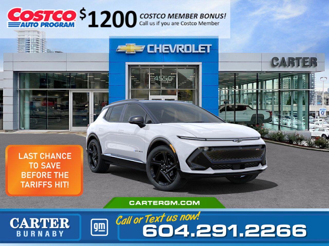 New 2024 Chevrolet Equinox EV 2RS | Beat the Tariffs — Lock In Your Price Now! for sale in Burnaby, BC