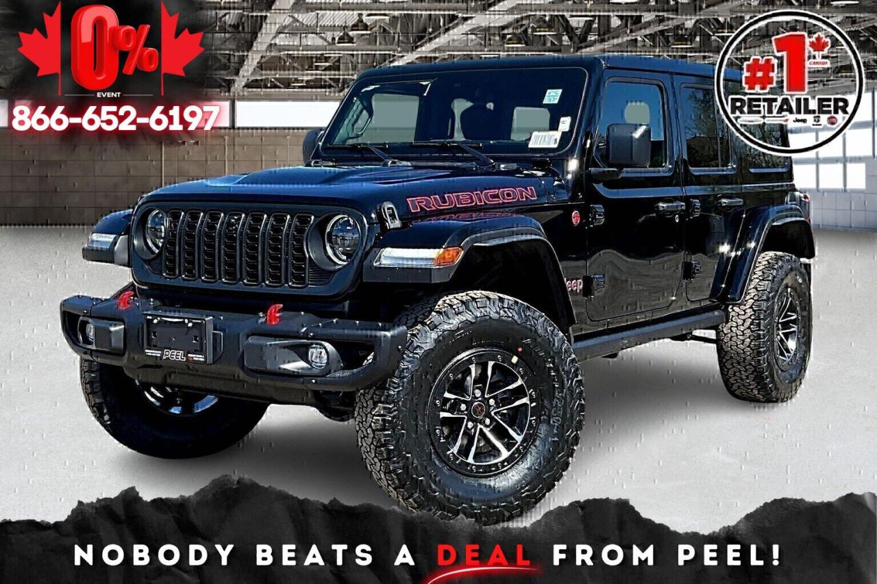 New 2025 Jeep Wrangler RUBICON X 4DR | Sky-Top | Leather | Black Grille for sale in Mississauga, ON