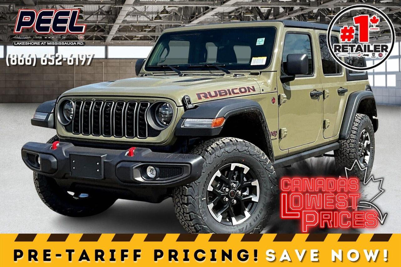 New 2025 Jeep Wrangler RUBICON 4 DOOR | Leather | Safety&Tech&Conv Grp for sale in Mississauga, ON