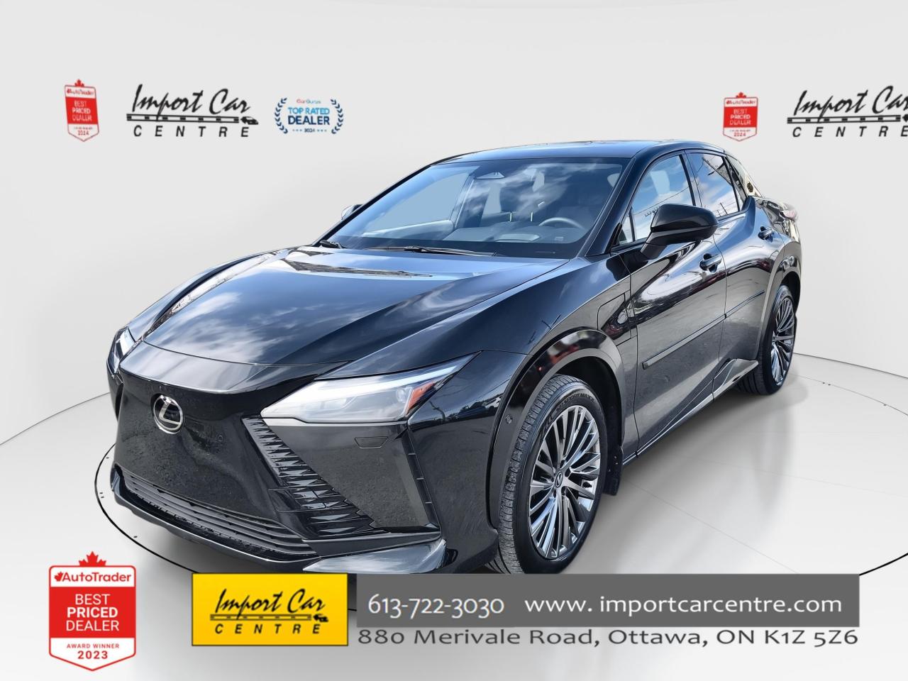 Used 2023 Lexus RZ 450e ELECTRIC!!  EXECUTIVE PKG, SUEDE INT., HUDS, PANO. for sale in Ottawa, ON