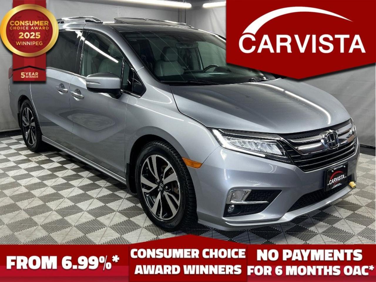 Used 2019 Honda Odyssey Touring Auto - 1 OWNER/REG DEALER SERVICE - for sale in Winnipeg, MB