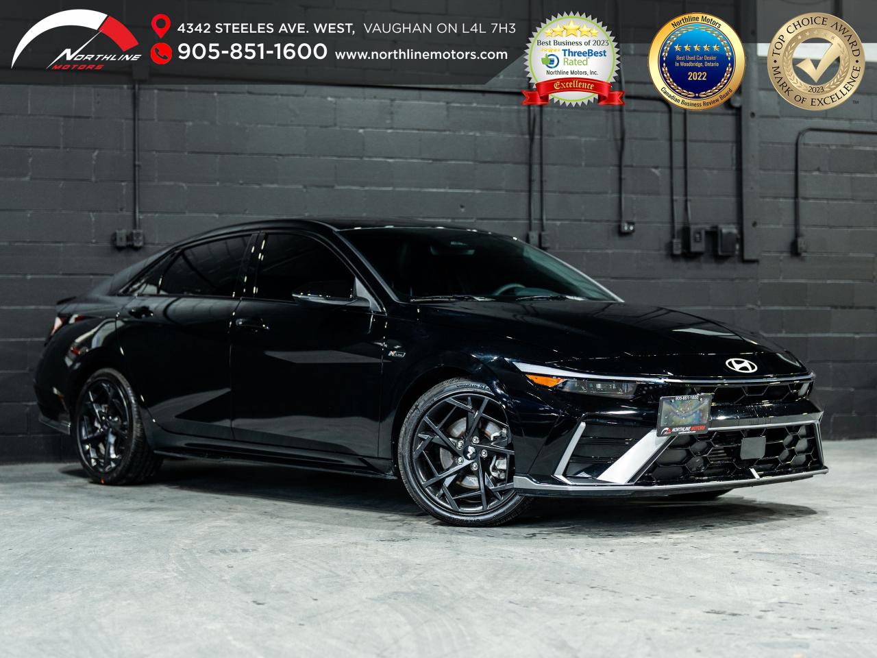 Used 2025 Hyundai Elantra N Line/BOSE/CARPLAY/ADAPTIVE CRUISE/NO ACCIDENT for sale in Vaughan, ON
