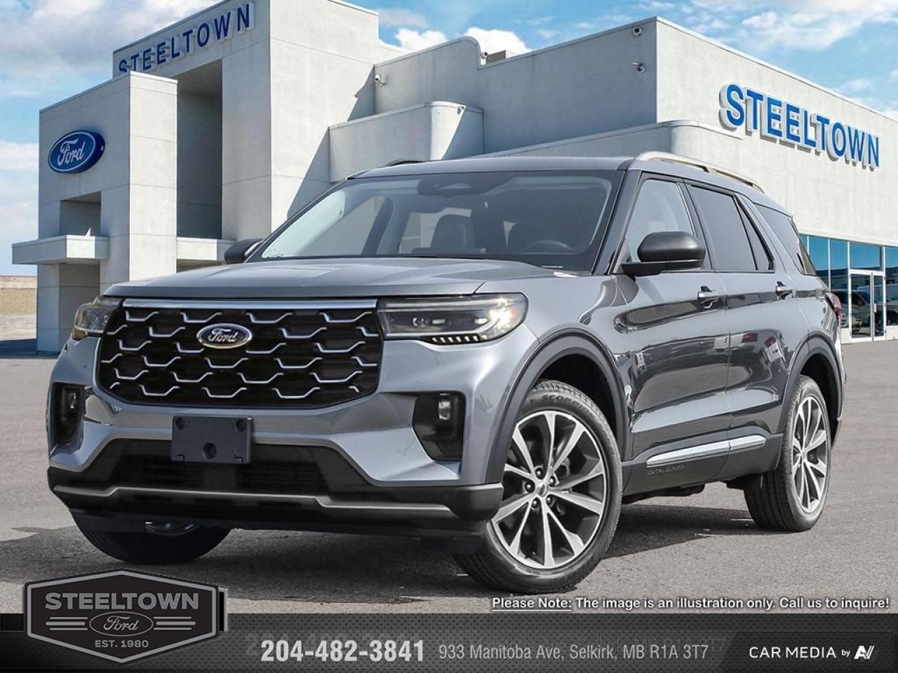 New 2025 Ford Explorer Platinum  - Sunroof -  Cooled Seats for sale in Selkirk, MB