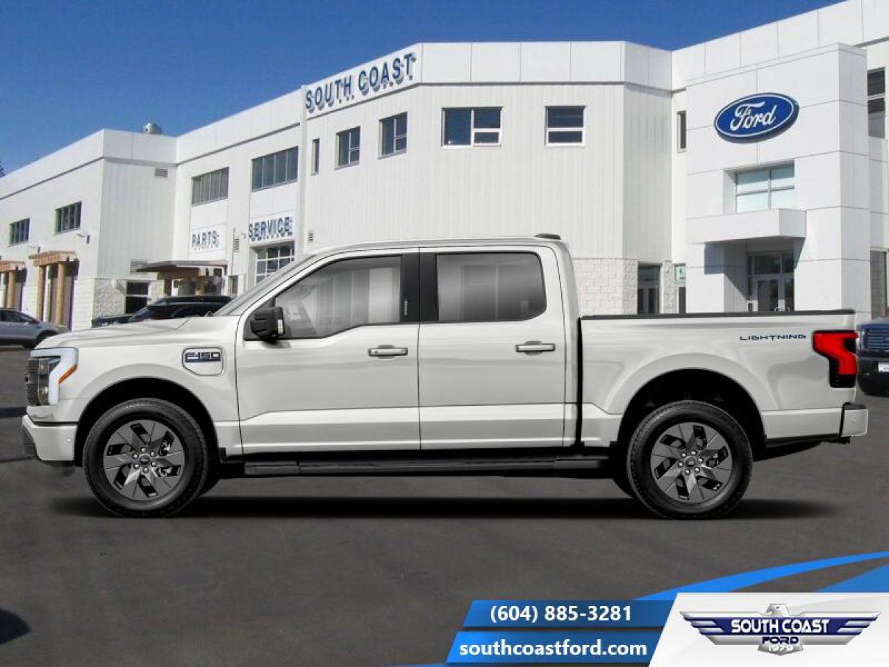 <b>20 Alloy Wheels!</b><br> <br>   This F-150 Lightning is expanding the definition of what a modern pickup truck can be. <br> <br>With an advanced all-electric powertrain, this F-150 Lightning continues the Ford Motors Legacy by producing a futuristic truck thats designed for the masses. More than just a concept, this F-150 Lightning proves that electric vehicles are more than just a gimmick, thanks to it impressive capability and massive network of electric charging station found throughout North America.<br> <br> This oxford white Crew Cab 4X4 pickup   has an automatic transmission.<br> <br> Our F-150 Lightnings trim level is Flash. This F-150 Lightning Flash comes very well equipped with a luxurious interior that includes heated front seats and a heated steering wheel, power adjustable pedals, Fords SYNC 4 infotainment system complete with voice recognition, built-in navigation, Apple CarPlay, Android Auto, and SiriusXM radio. It also comes with extended running boards and enhanced lighting, Ford Co-Pilot360 2.0, a super useful interior work surface, a class IV towing package, power locking tailgate, a large front trunk for extra storage, a proximity key, blind spot detection, lane keep assist, automatic emergency braking with pedestrian detection, accident evasion assist, and a 360 degree camera to help keep you safely on the road and so much more! This vehicle has been upgraded with the following features: 20 Alloy Wheels. <br><br> View the original window sticker for this vehicle with this url <b><a href=http://www.windowsticker.forddirect.com/windowsticker.pdf?vin=1FTVW3LU0SWG17113 target=_blank>http://www.windowsticker.forddirect.com/windowsticker.pdf?vin=1FTVW3LU0SWG17113</a></b>.<br> <br>To apply right now for financing use this link : <a href=https://www.southcoastford.com/financing/ target=_blank>https://www.southcoastford.com/financing/</a><br><br> <br/>    2.99% financing for 84 months. <br> Buy this vehicle now for the lowest bi-weekly payment of <b>$523.88</b> with $0 down for 84 months @ 2.99% APR O.A.C. ( Plus applicable taxes -  $595 Administration Fee included    / Total Obligation of $95346  ).  Incentives expire 2025-07-18.  See dealer for details. <br> <br>Call South Coast Ford Sales or come visit us in person. Were convenient to Sechelt, BC and located at 5606 Wharf Avenue. and look forward to helping you with your automotive needs. <br><br> Come by and check out our fleet of 20+ used cars and trucks and 110+ new cars and trucks for sale in Sechelt.  o~o