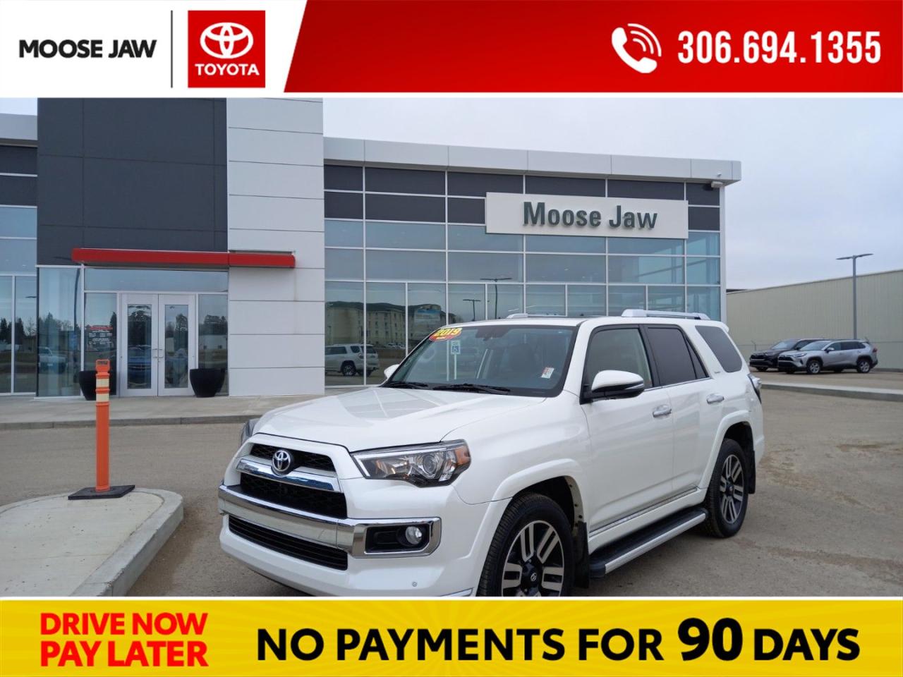 Used 2019 Toyota 4Runner SR5 LIMITED PACKAGE 5-PASSENGER, HEATED/VENT LEATHER POWER SEATS, MOONROOF, JBL 15 SPEAKER, BLUETOOTH, ADAPTIVE CRUISE, LANE ASSIST, BACK UP CAMERA, RUNNING BOARDS for sale in Moose Jaw, SK