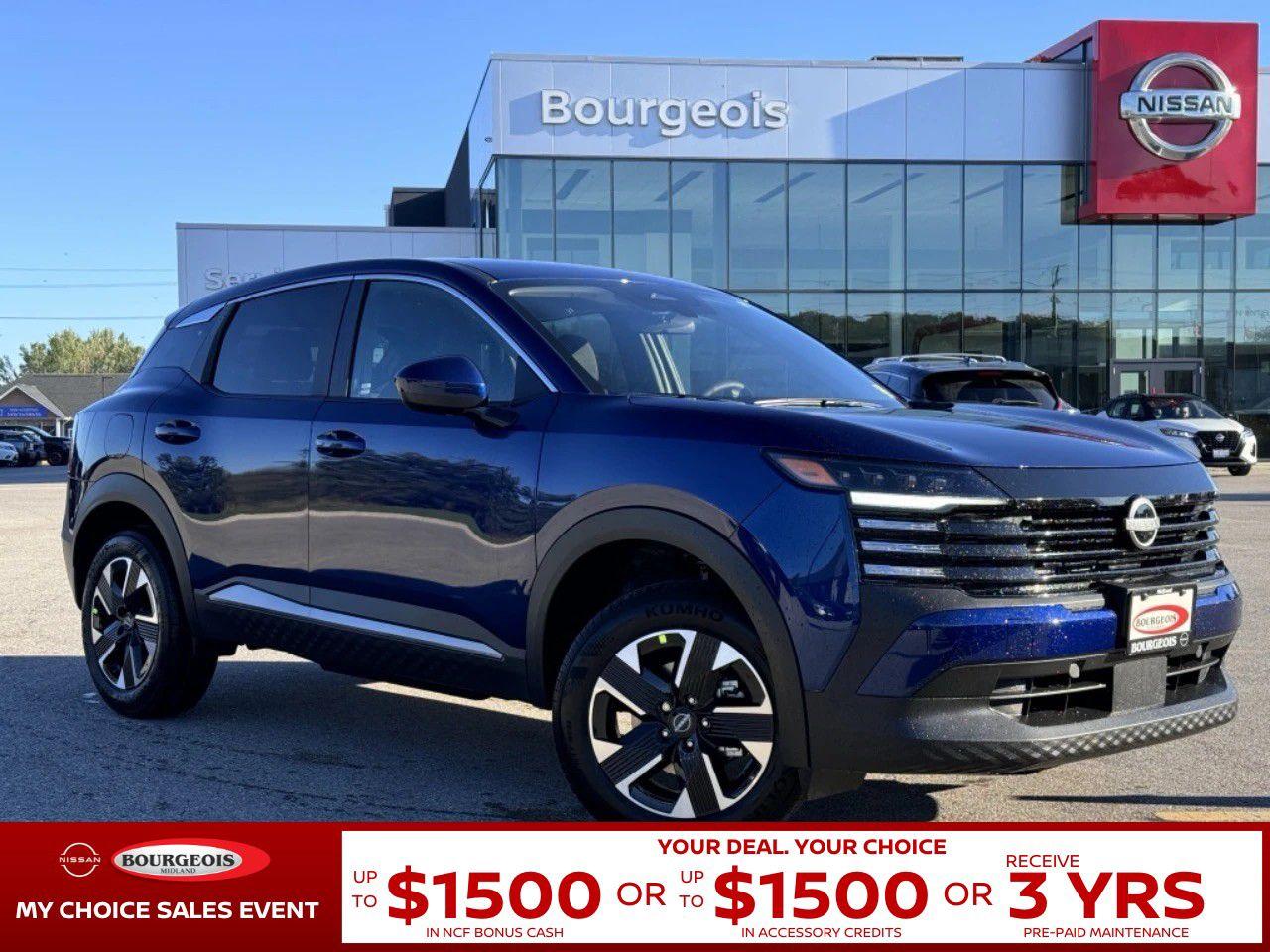 New 2025 Nissan Kicks SV AWD for sale in Midland, ON