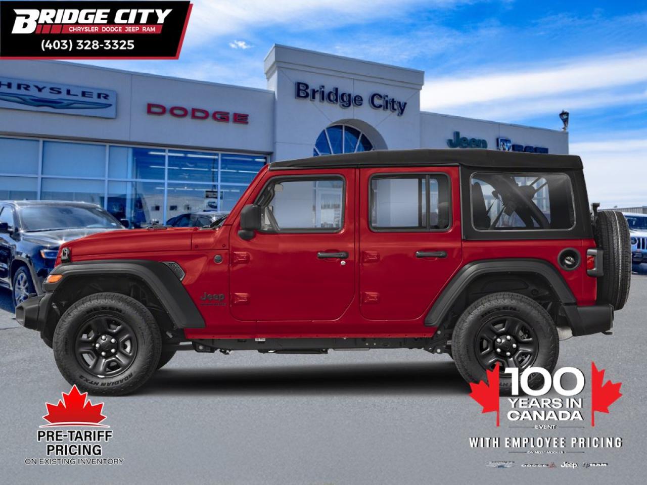 New 2025 Jeep Wrangler Sport - Freedom Top for sale in Lethbridge, AB