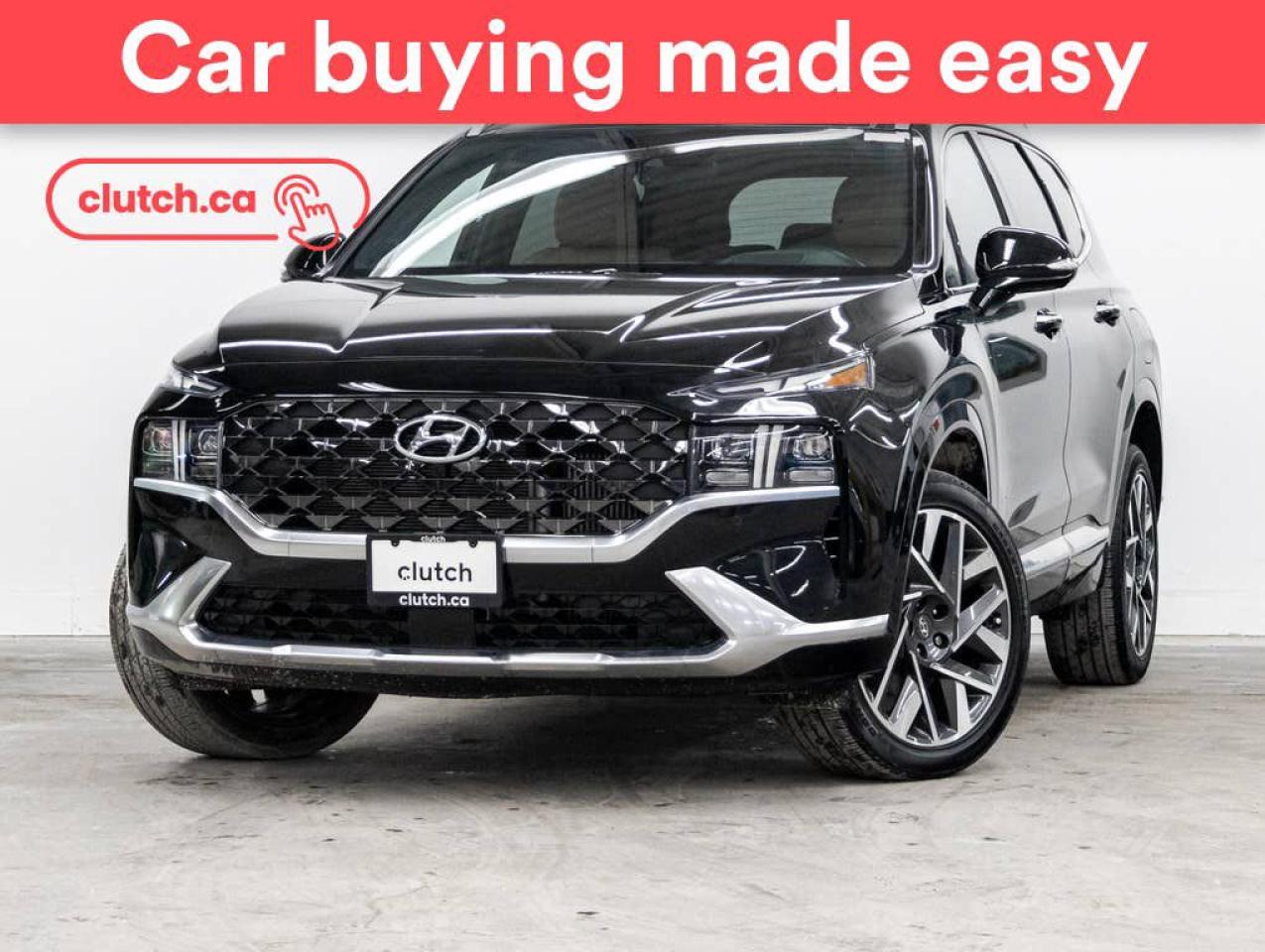Used 2022 Hyundai Santa Fe Ultimate Calligraphy AWD w/ Apple CarPlay & Android Auto, Nav, 360 Cam for sale in Toronto, ON