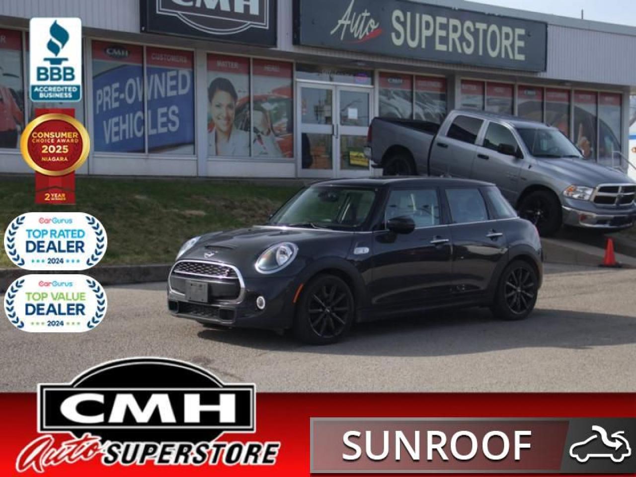 Used 2021 MINI 5 Door Hatchback  **SUNROOF - LEATHER - MANUAL** for sale in St. Catharines, ON