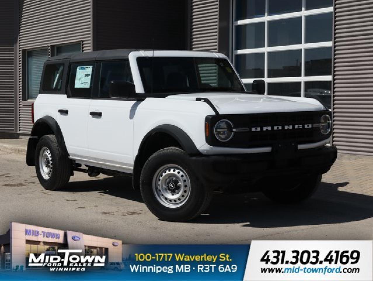 New 2025 Ford Bronco Base | Tie Down Hooks | Auto Stop-Start for sale in Winnipeg, MB
