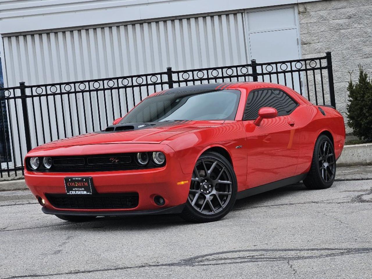 Used 2017 Dodge Challenger R-T SHAKER **6 SPEED** RED INTERIOR-ROOF-NAVI-CAM for sale in Toronto, ON