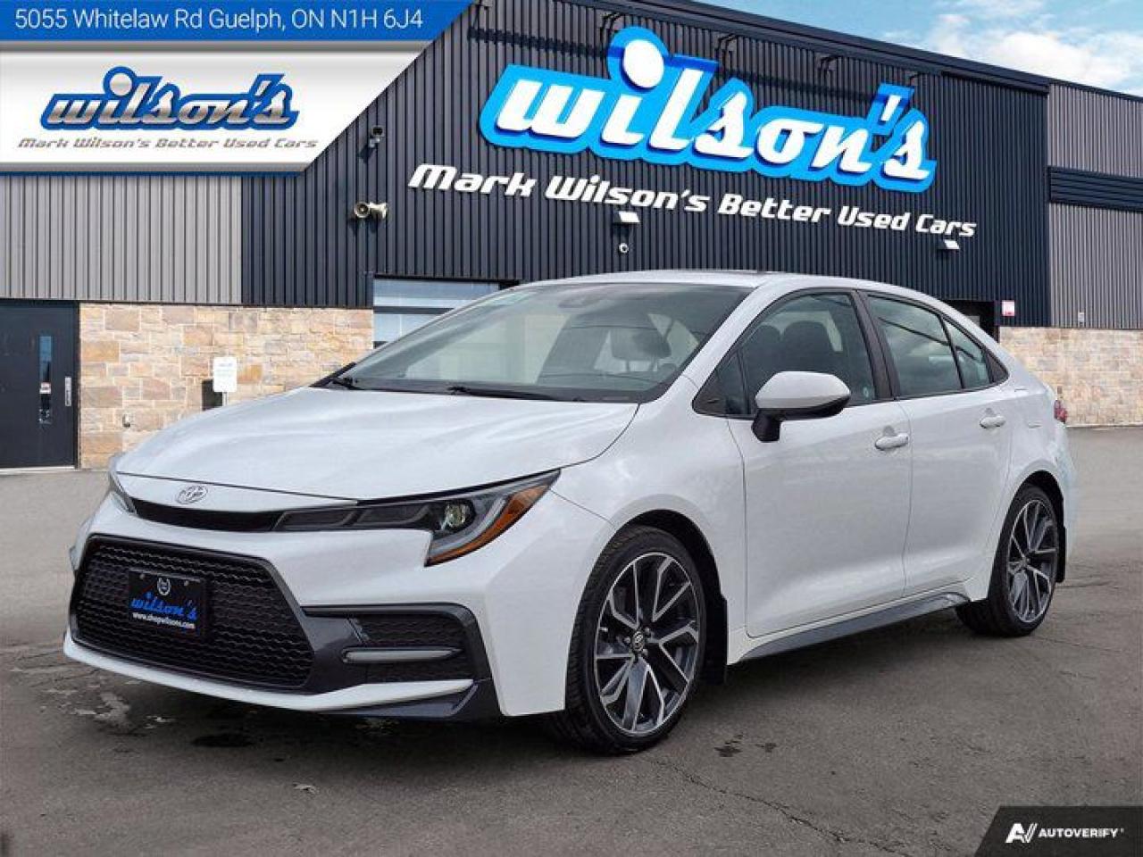Used 2020 Toyota Corolla SE Upgrade | Sunroof | Radar Cruise | Heated Seats & Steering | Apple CarPlay | New Tires | for sale in Guelph, ON