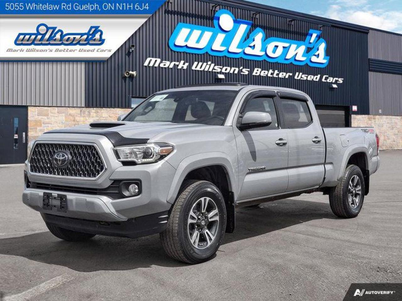 Used 2018 Toyota Tacoma SR5 Sport Premium | Double Cab | Long Box | Leather | Sunroof | Nav | Heated Seats | Bluetooth | for sale in Guelph, ON