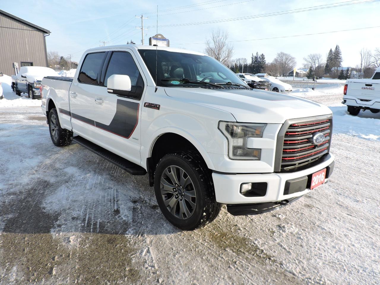 2016 Ford F-150 Lariat 3.5L EcoBoost V6 4X4 Leather Sunroof Loaded Photo0