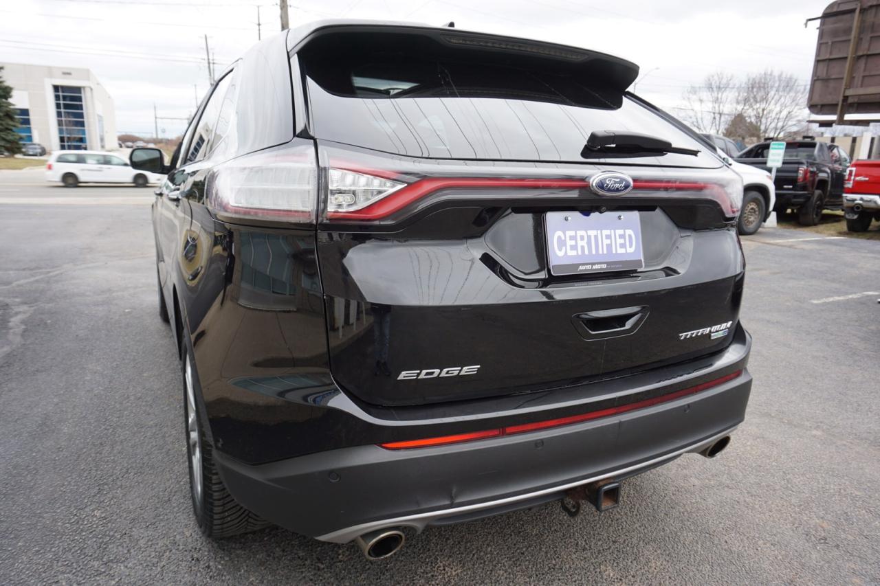 2017 Ford Edge TITANIUM AWD CERTIFIED *23 SERVICE RECORDS* CAMERA NAV BLUETOOTH LEATHER HEATED SEATS PANO ROOF CRUISE ALLOYS - Photo #5