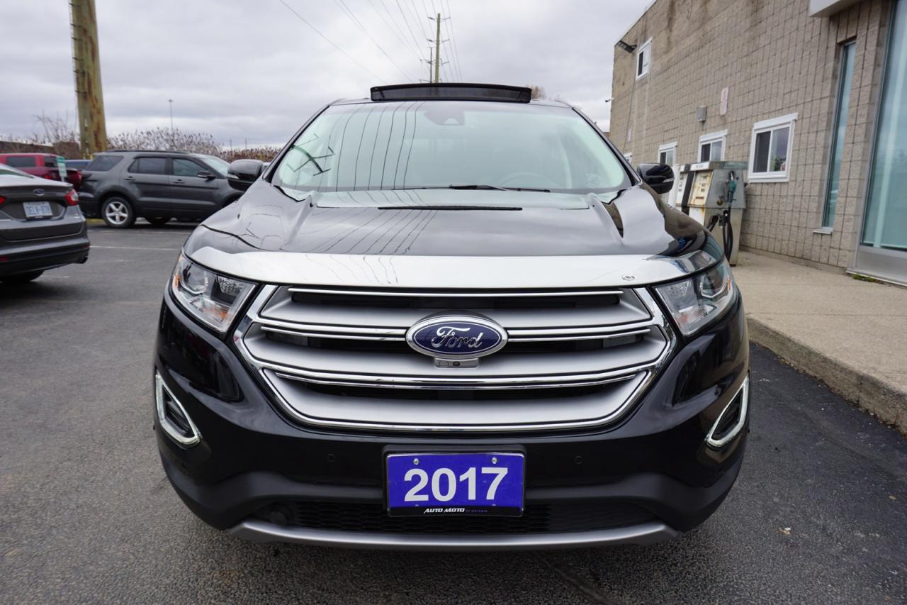 2017 Ford Edge TITANIUM AWD CERTIFIED *23 SERVICE RECORDS* CAMERA NAV BLUETOOTH LEATHER HEATED SEATS PANO ROOF CRUISE ALLOYS - Photo #2