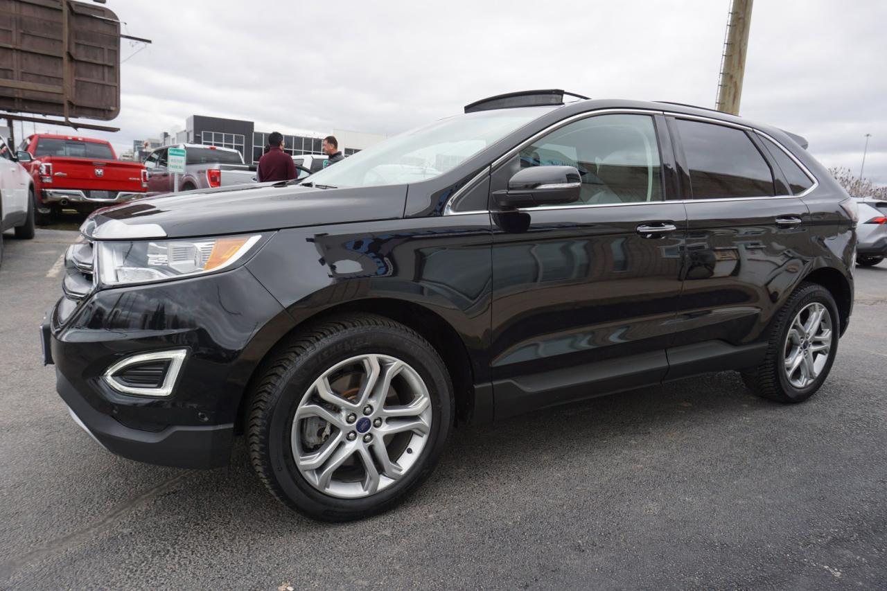 2017 Ford Edge TITANIUM AWD CERTIFIED *23 SERVICE RECORDS* CAMERA NAV BLUETOOTH LEATHER HEATED SEATS PANO ROOF CRUISE ALLOYS - Photo #3