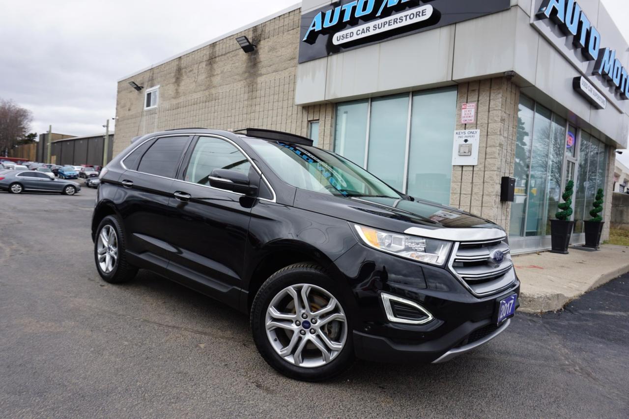 2017 Ford Edge TITANIUM AWD CERTIFIED *23 SERVICE RECORDS* CAMERA NAV BLUETOOTH LEATHER HEATED SEATS PANO ROOF CRUISE ALLOYS - Photo #8