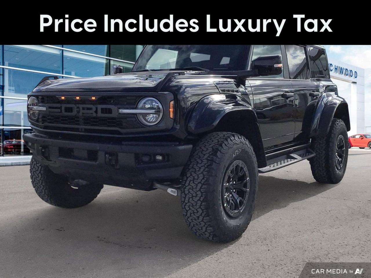 New 2025 Ford Bronco Raptor 374A | Hard Top | Raptor Shadow Black Appearance Pack for sale in Winnipeg, MB