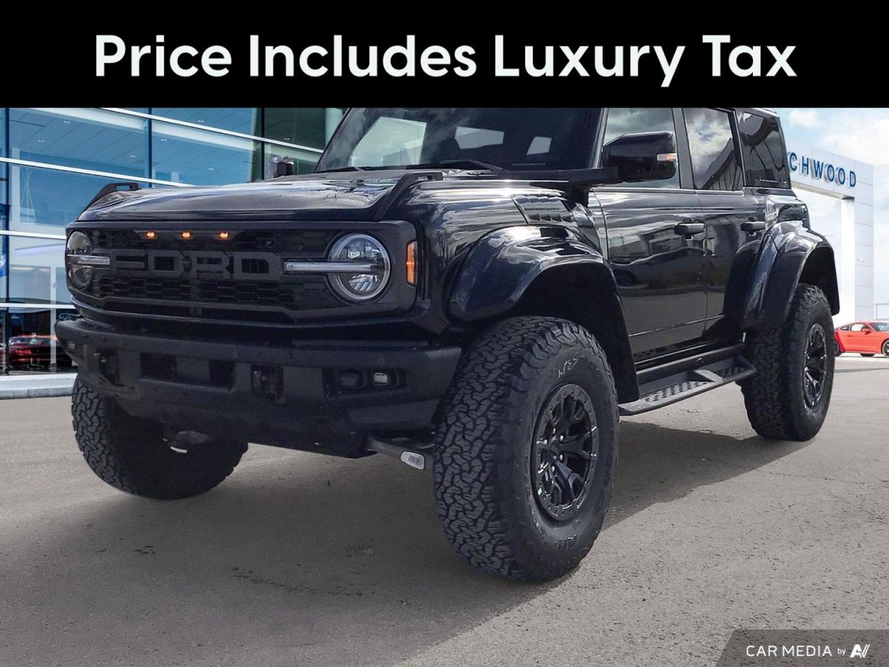 New 2025 Ford Bronco Raptor $10, 676 DEMO SAVINGS | 374A | 3.0L | Hard Top | Raptor Shadow Black Appearance PKG for sale in Winnipeg, MB
