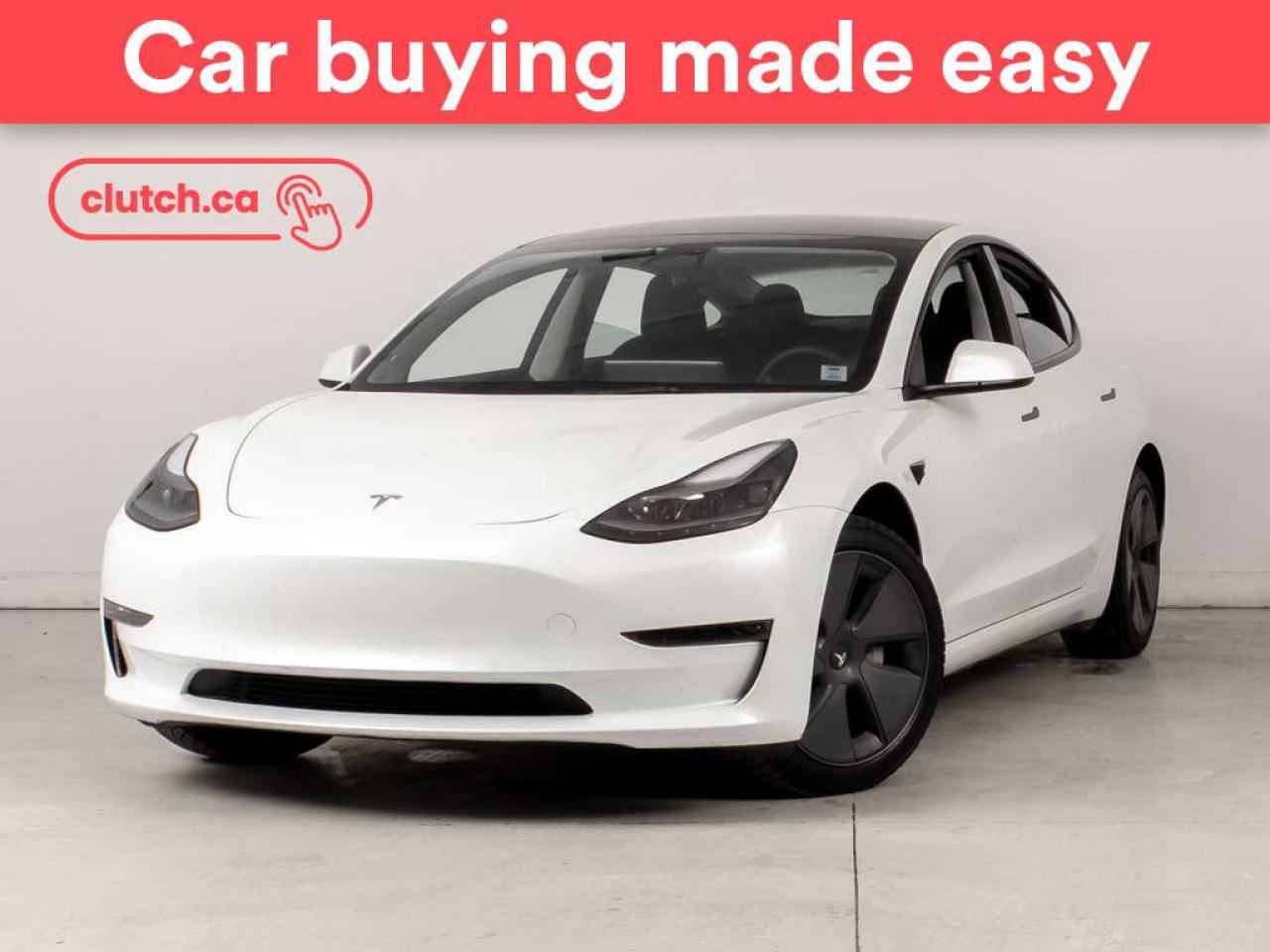 Used 2022 Tesla Model 3 Long Range AWD w/ Navigation, Glass Roof, Leather Seats for sale in Bedford, NS