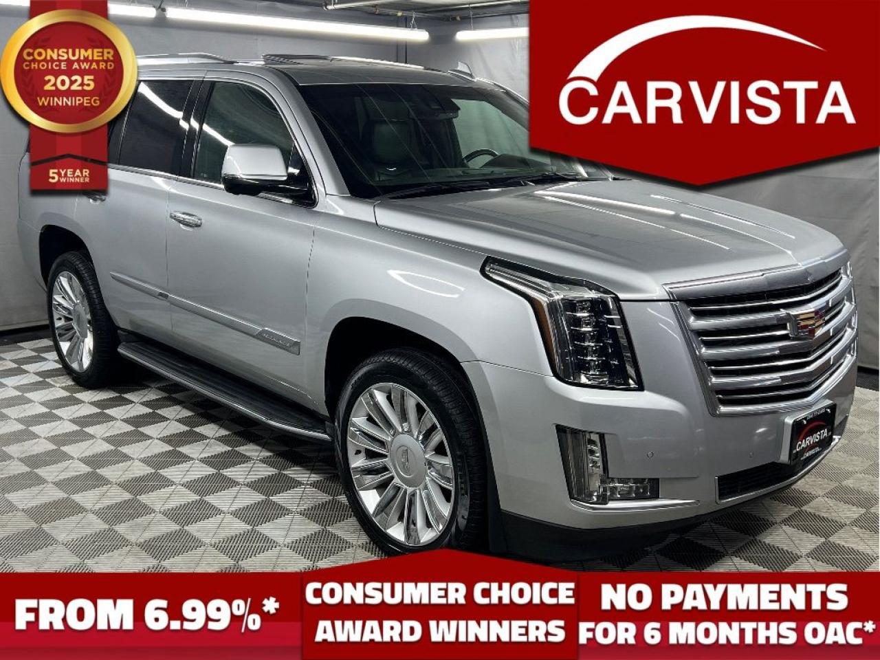 Used 2016 Cadillac Escalade PLATINUM - NO ACCIDENTS/REMOTE START/6.2L V8 - for sale in Winnipeg, MB