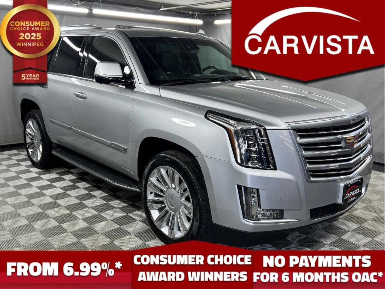 Used 2016 Cadillac Escalade PLATINUM - NO ACCIDENTS/REMOTE START/6.2L V8 - for sale in Winnipeg, MB