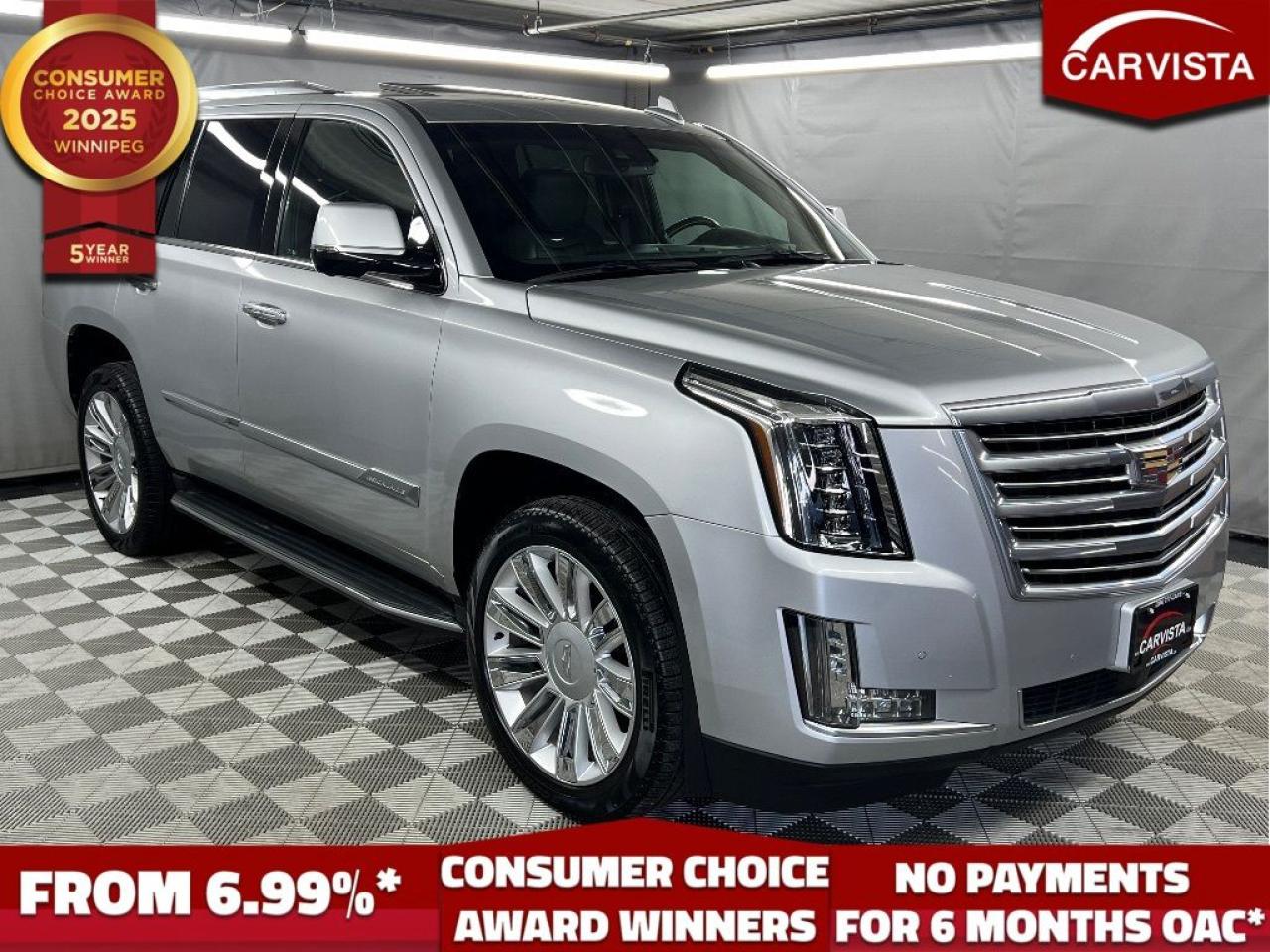 Used 2016 Cadillac Escalade PLATINUM - NO ACCIDENTS/REMOTE START/6.2L V8 - for sale in Winnipeg, MB