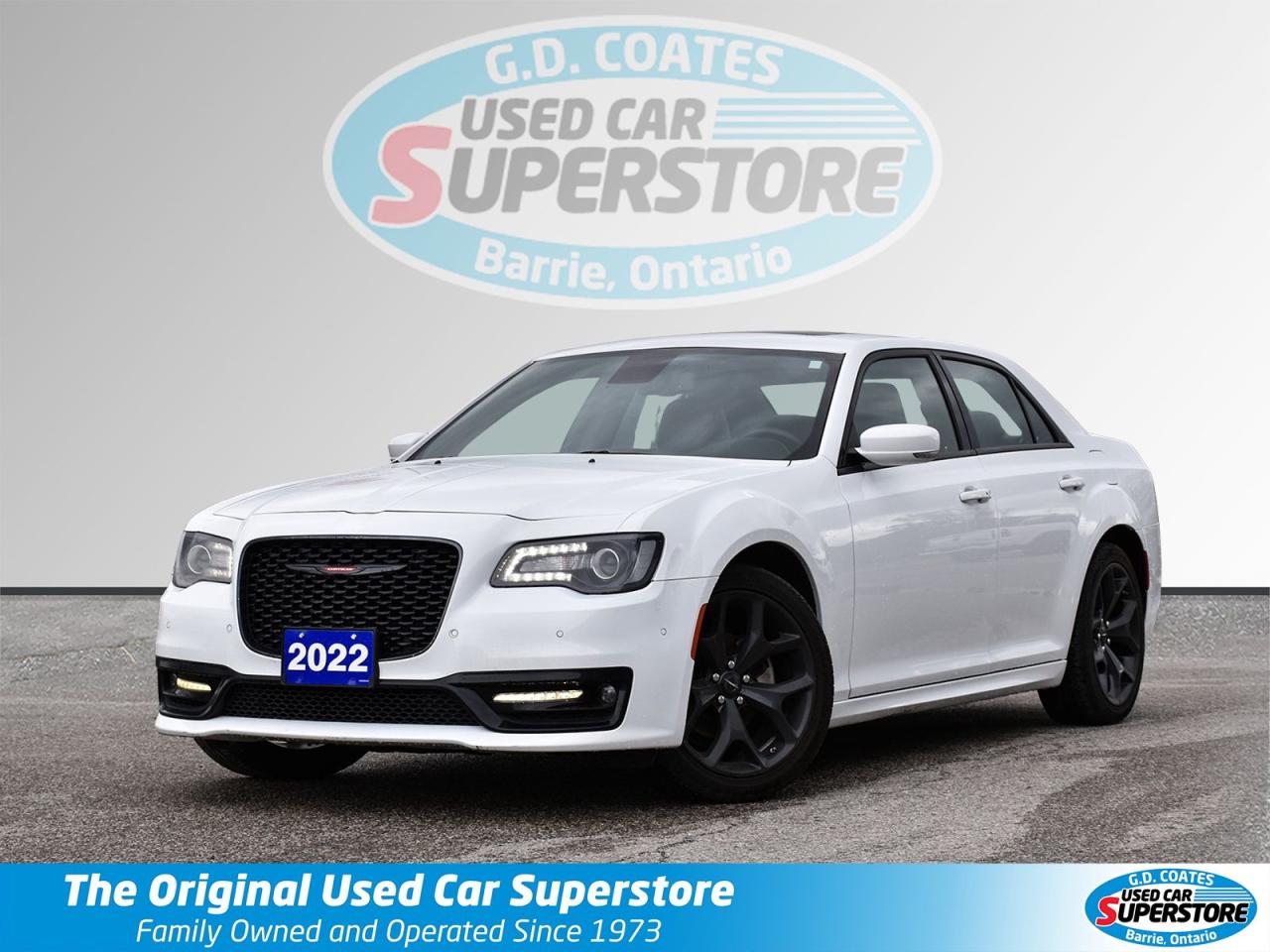 Used 2022 Chrysler 300 S ~Nav ~Camera ~Leather ~Panoramic Roof ~Bluetooth for sale in Barrie, ON