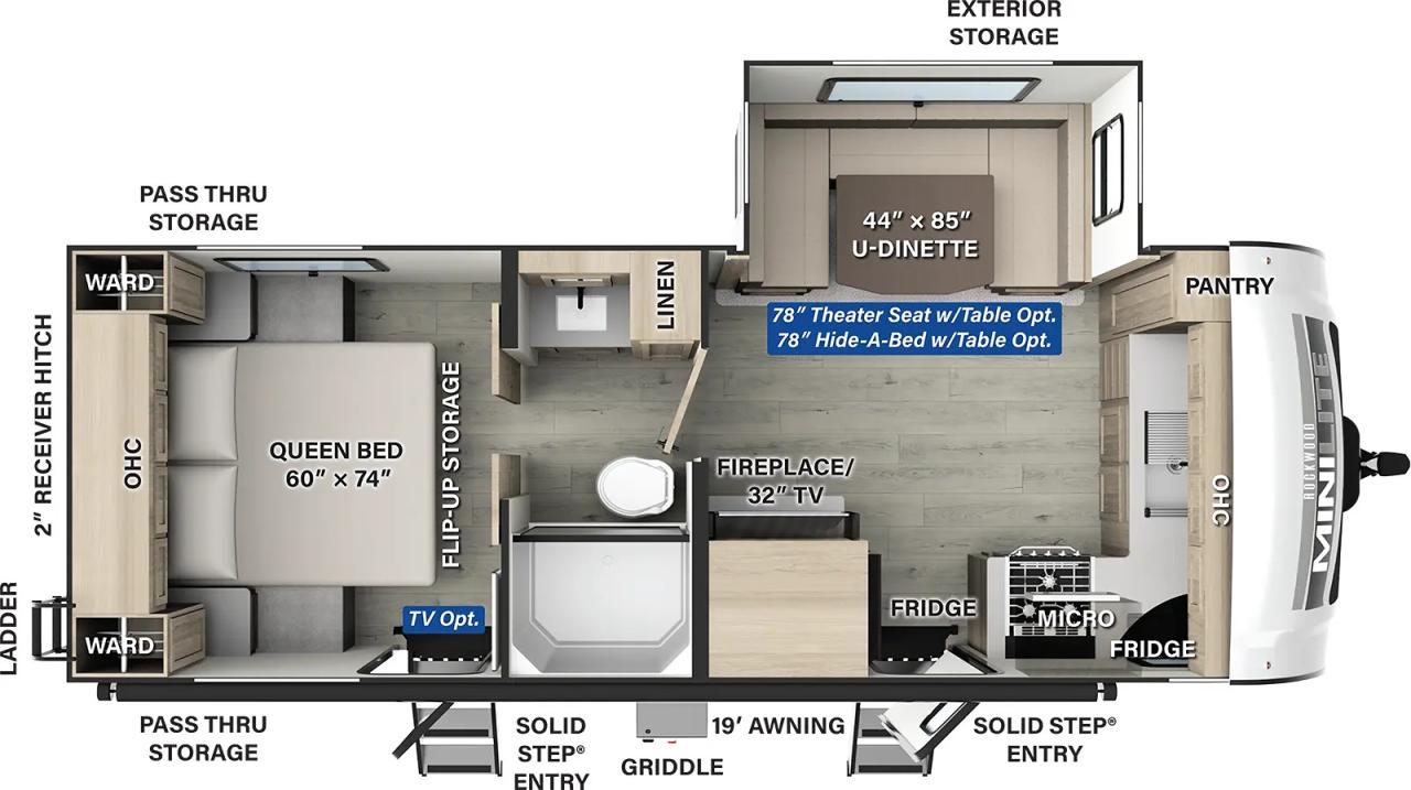2025 Rockwood RLT2506FK-W LITE WEIGHT Photo1