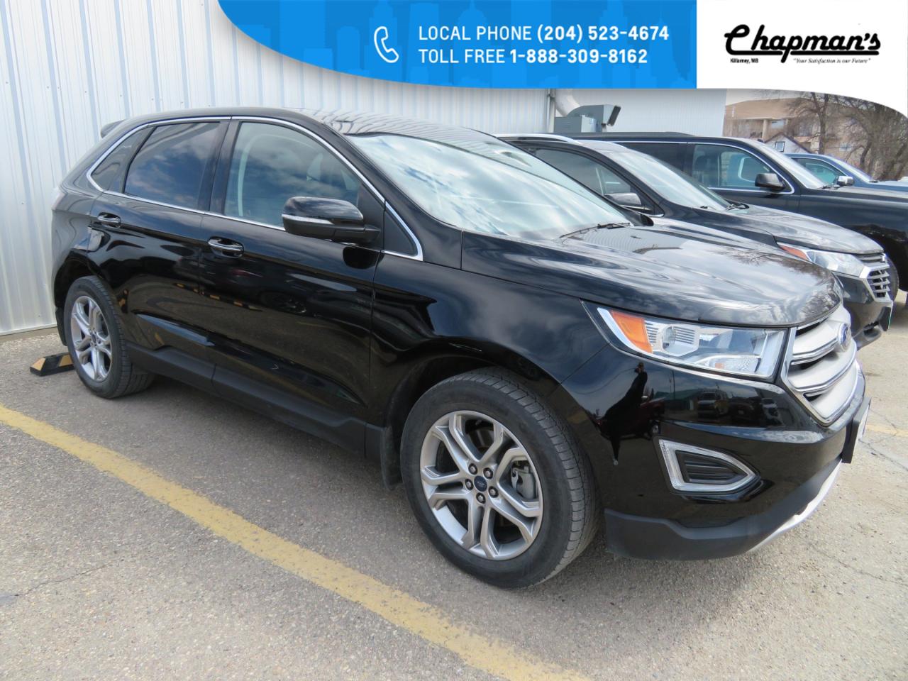 Used 2017 Ford Edge Titanium Heated/Ventilated Front Seats, Navigation, Back-Up Camera for sale in Killarney, MB