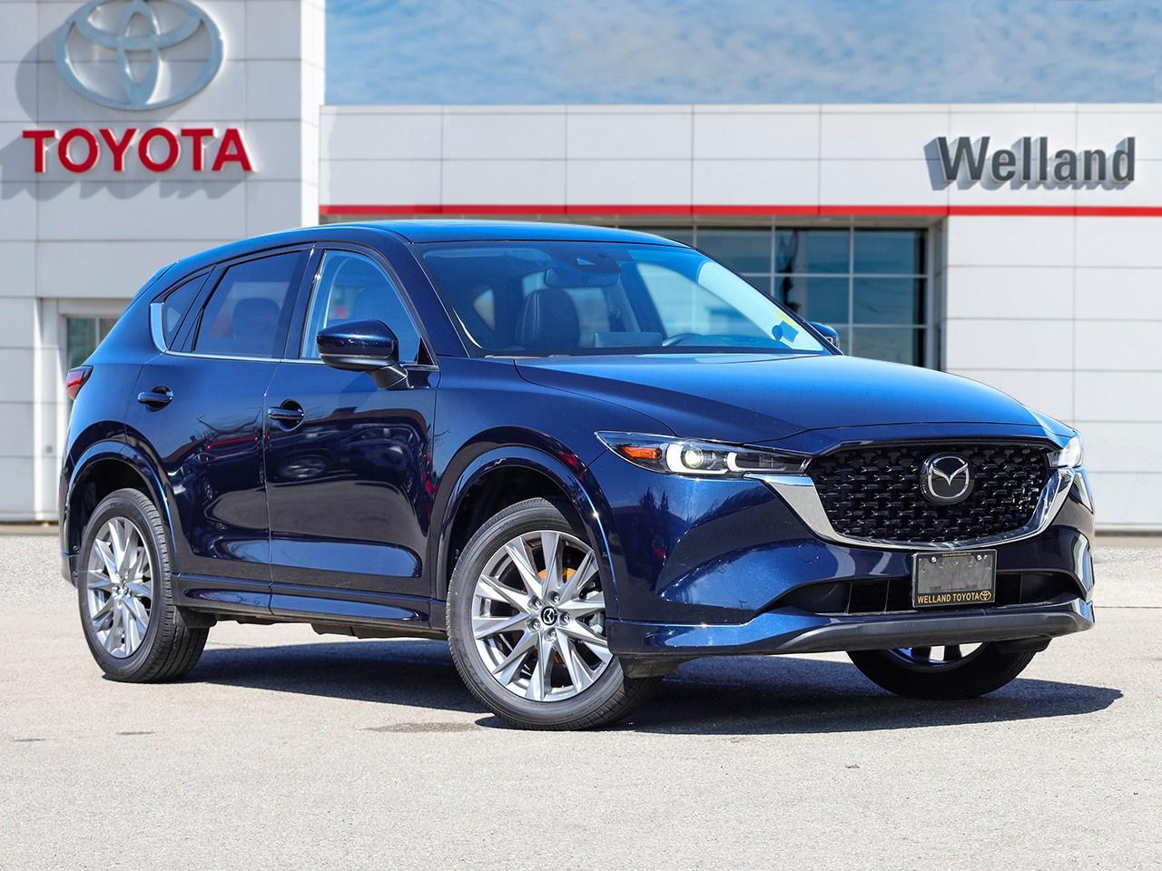 Used 2025 Mazda CX-5 GT BOSE AUDIO. APPLE CARPLAY/ANDROID AUTO. HEADS UP DISPLAY. HEATED STEERING WHEEL. MOON ROOF. for sale in Welland, ON